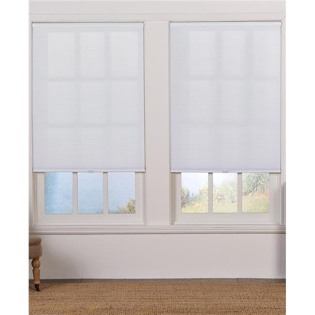 UBC52X64WT Cordless Light Filtering Cellular Shade, White – 52 x 64 in.