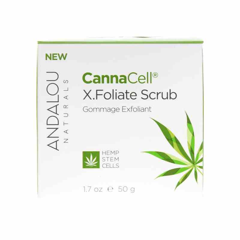Andalou Naturals CannaCell X.Foliate Scrub 1.7 Oz