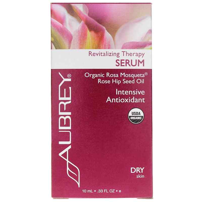 Aubrey Organics Revitalizing Therapy Serum for Dry Skin.33 Oz