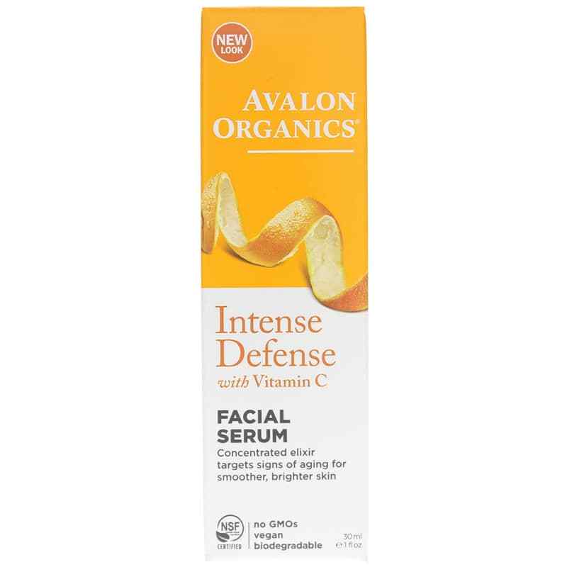 Avalon Organics Intense Defense with Vitamin C Facial Serum 1 Oz