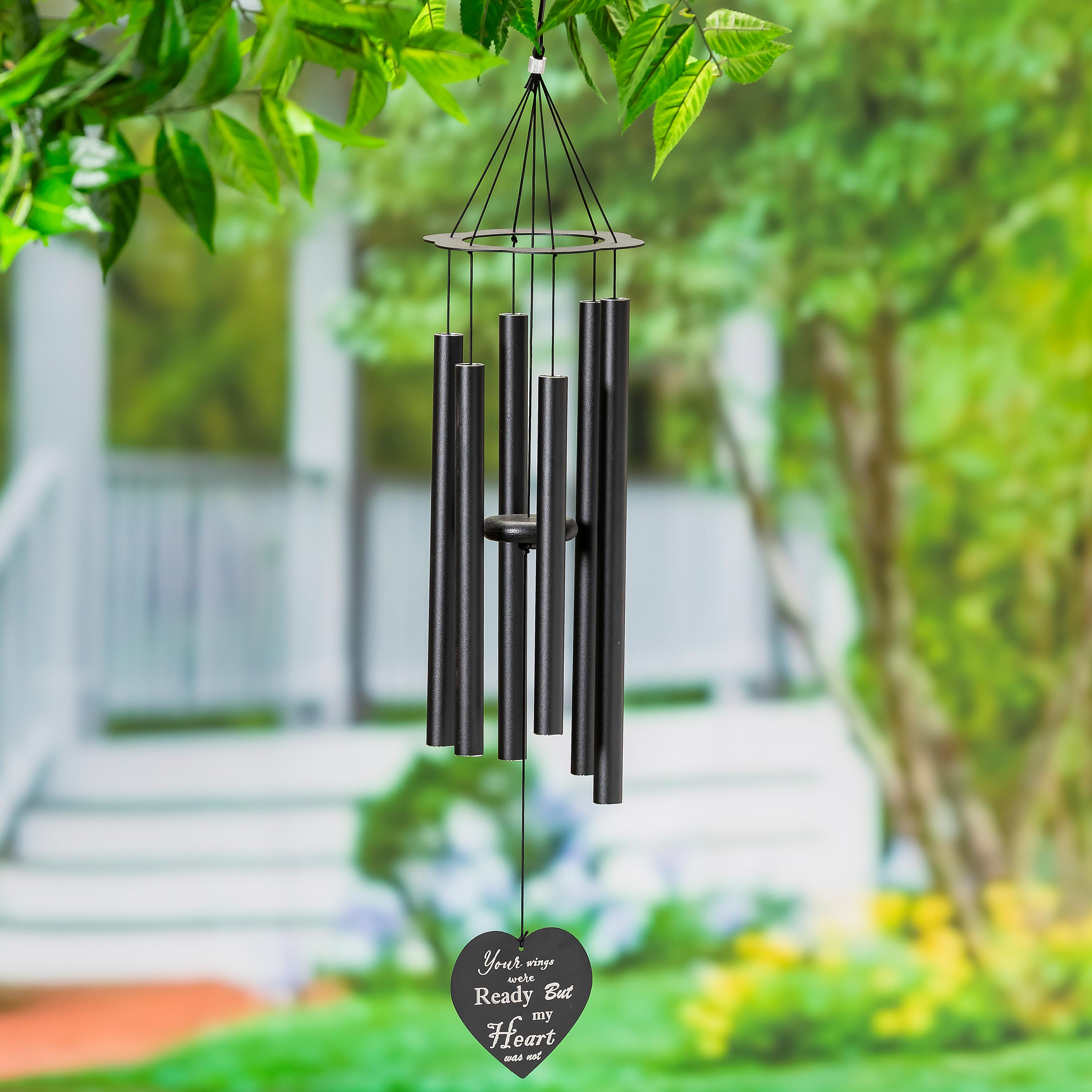 Avria Wind Chime, Hand Tuned Wind Chime, "Your wings were ready", 30" H