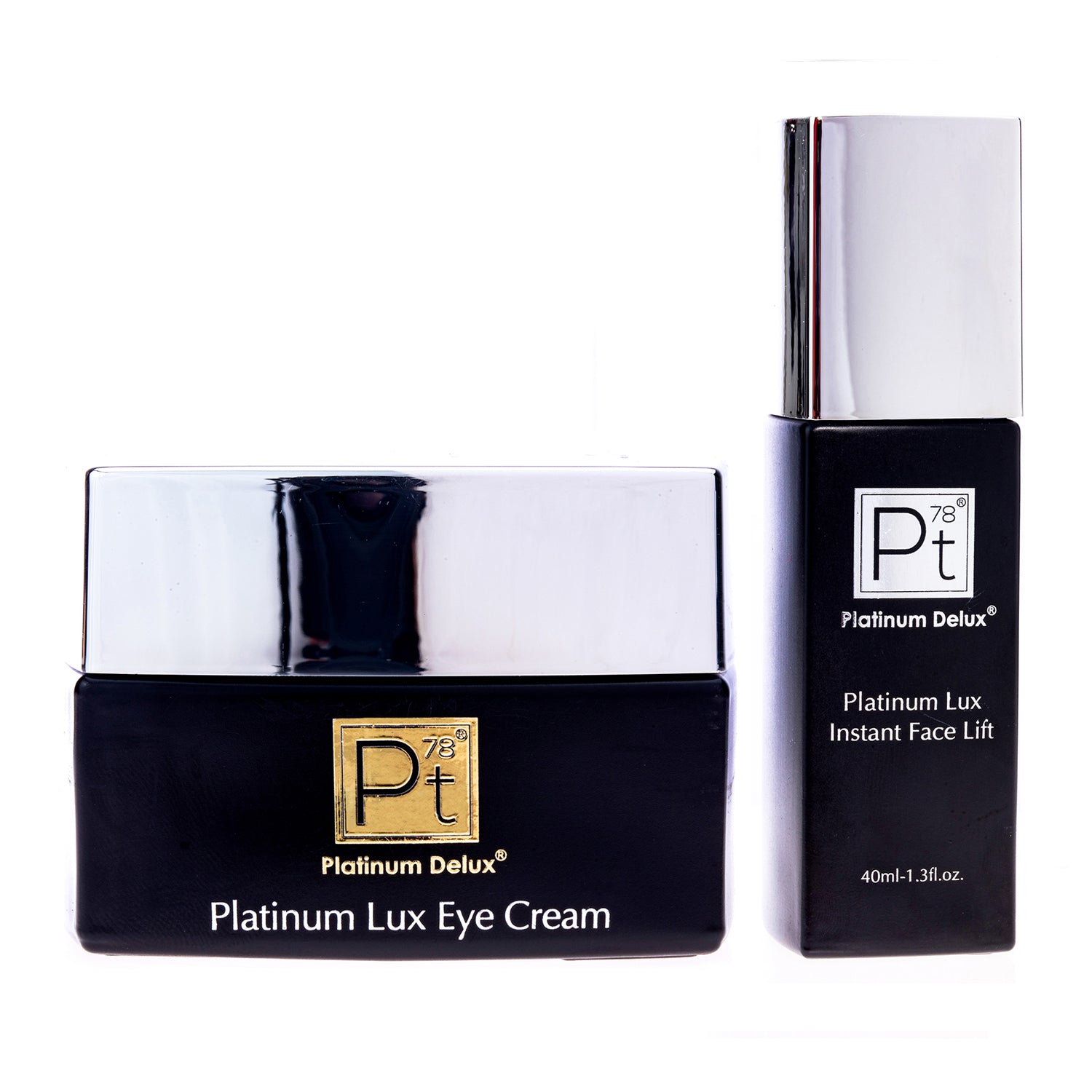 Bibas Platinum Delux - Platinum Lux Instant Face Lift Set - 2 pcs