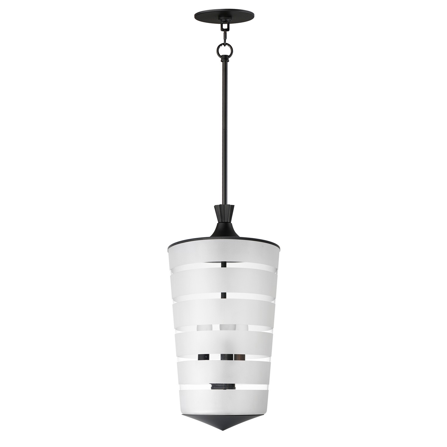 Copacabana 3-Light Pendant in Black