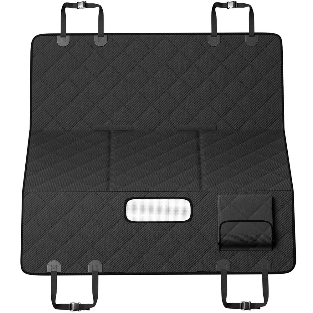 Dog Car Seat Cover for Back Seat, 54 x 26.5 in. Waterproof, 600D Heavy Duty Pet Car Seat Protectors with Mesh Window