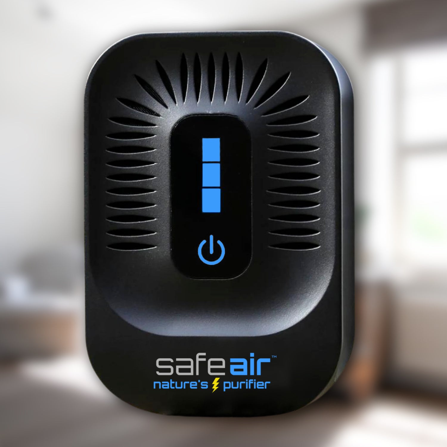 EcoInventions SafeAir Mini Air Purifier in Black