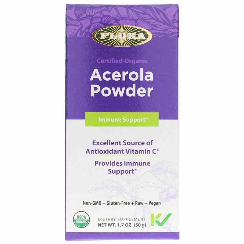 Flora Acerola Powder Organic 1.7 Oz