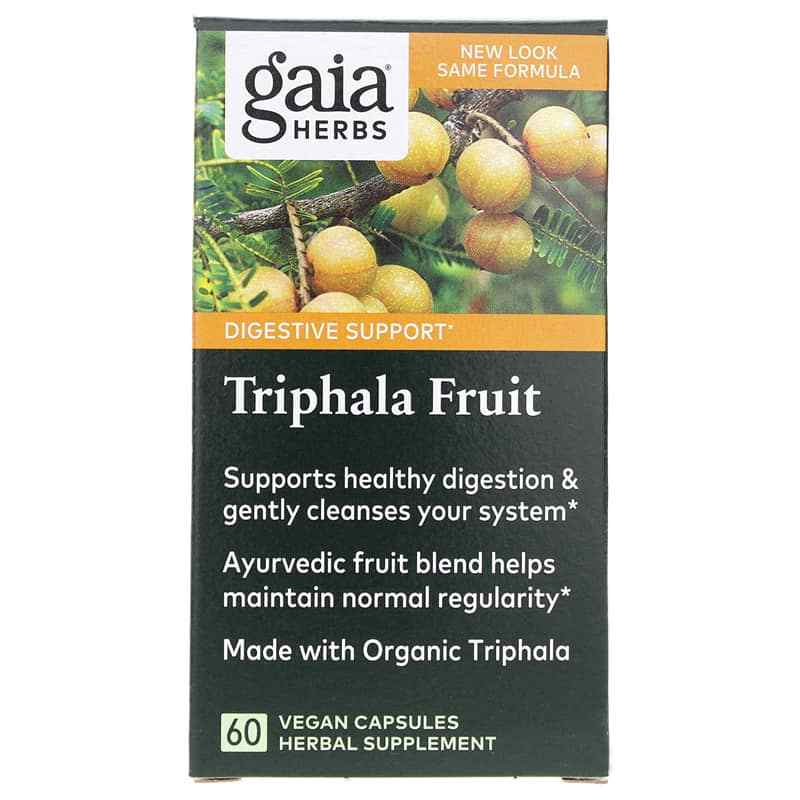 Gaia Herbs Triphala Fruit 60 Veg Capsules