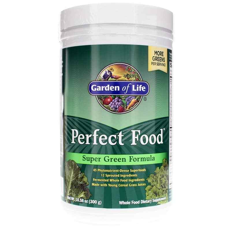 Garden of Life Perfect Food Super Green Powder 10.58 Oz