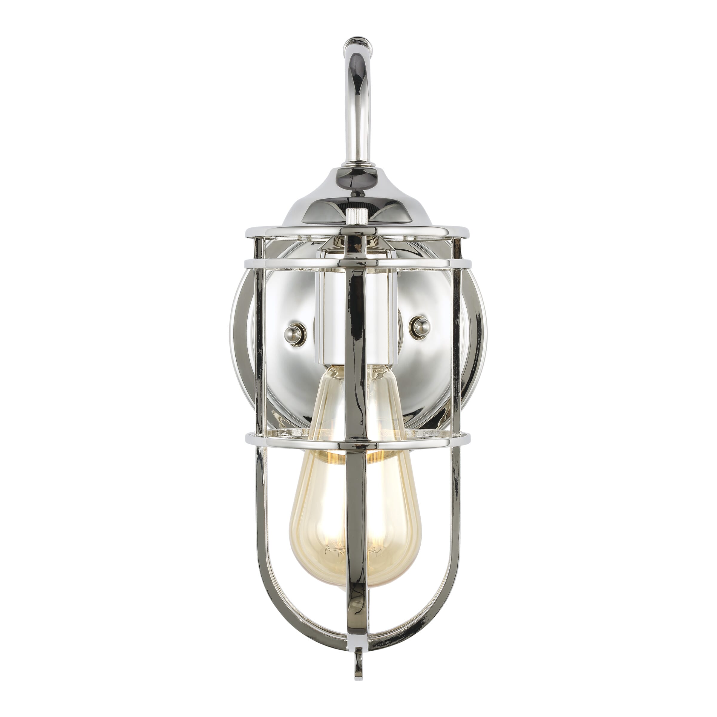 Generation Lighting Urban Renewal 12" Bathroom Vanity Light in Polished Nickel