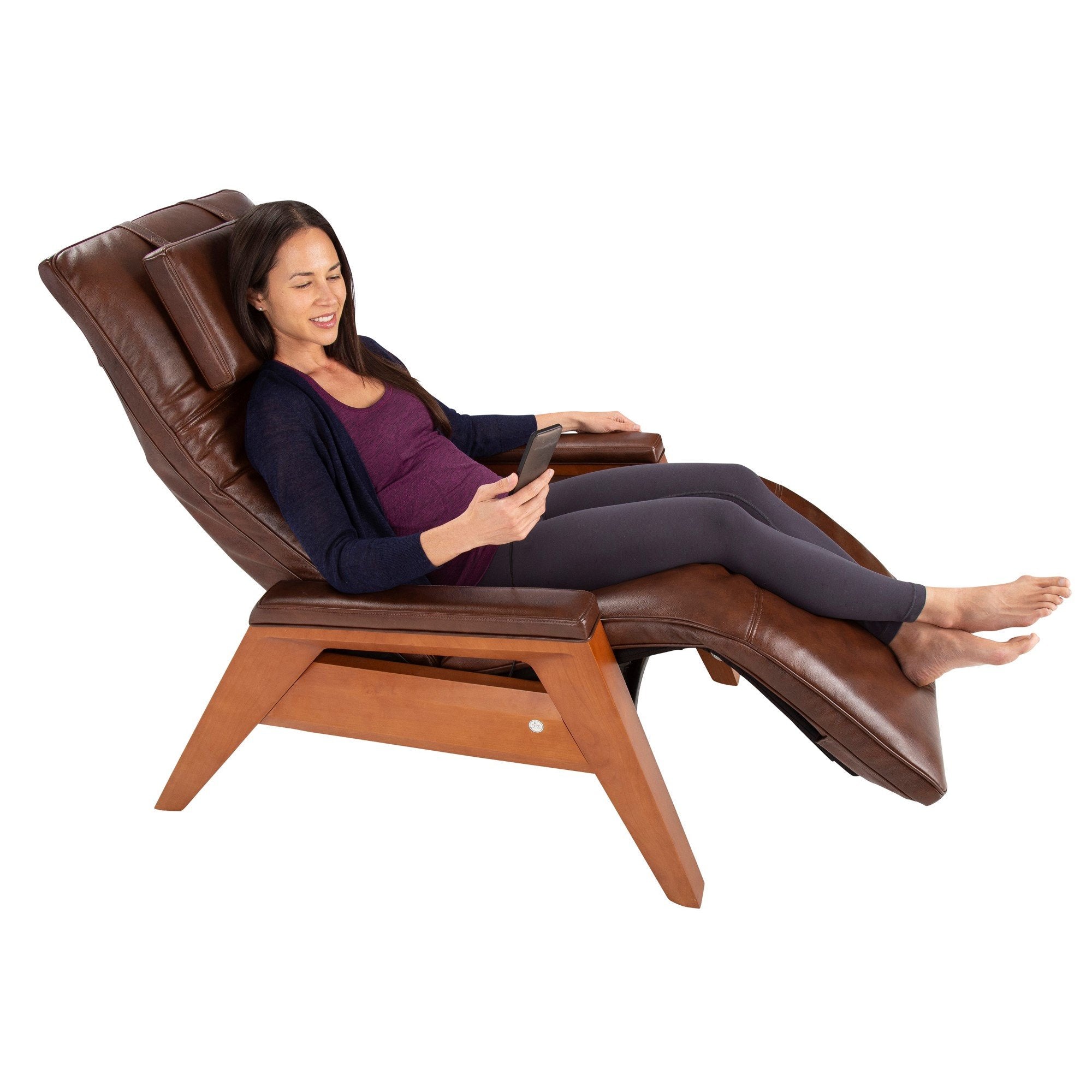 Human Touch Gravis ZG Chair in Beech/saddle