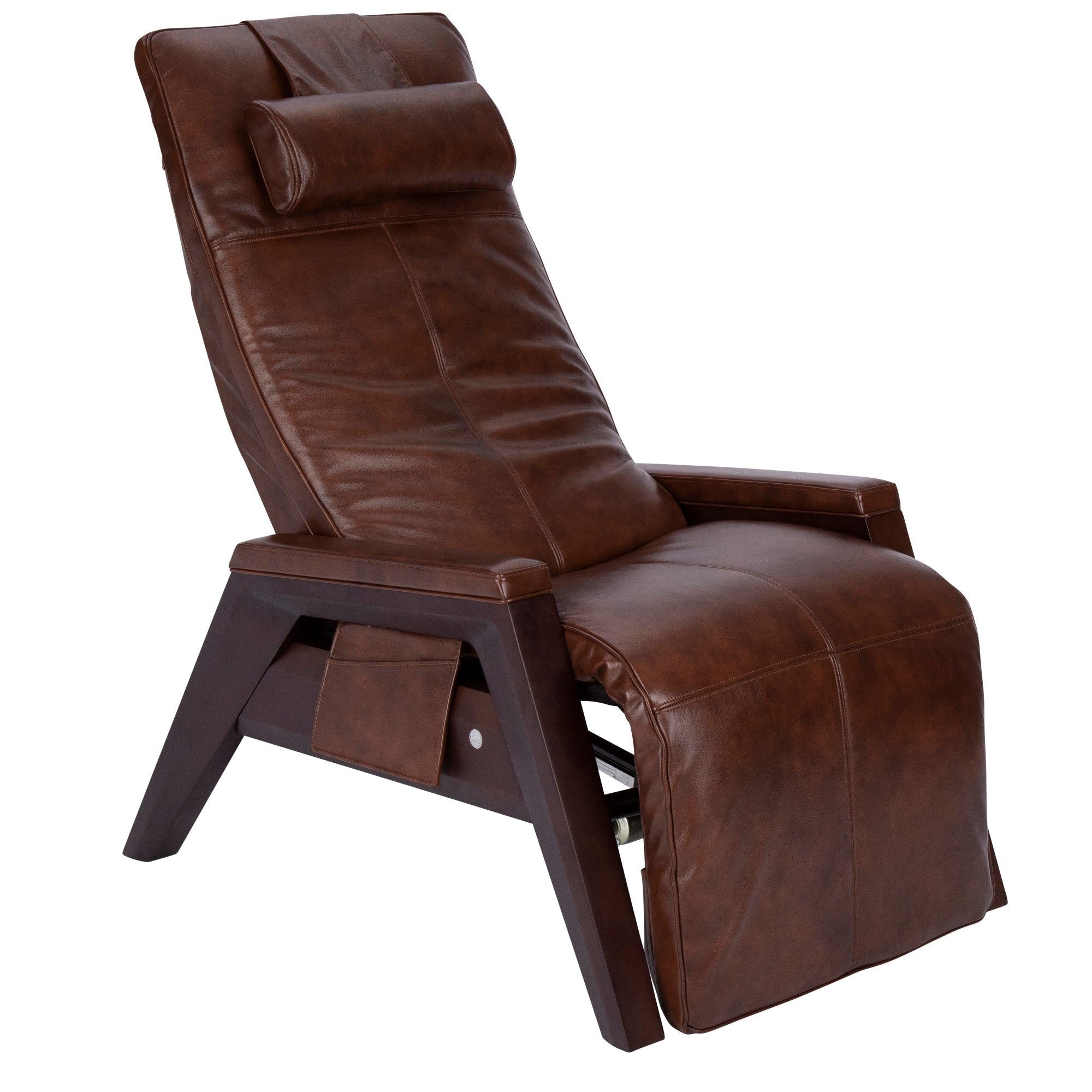 Human Touch Gravis ZG Chair in Mahogany/saddle