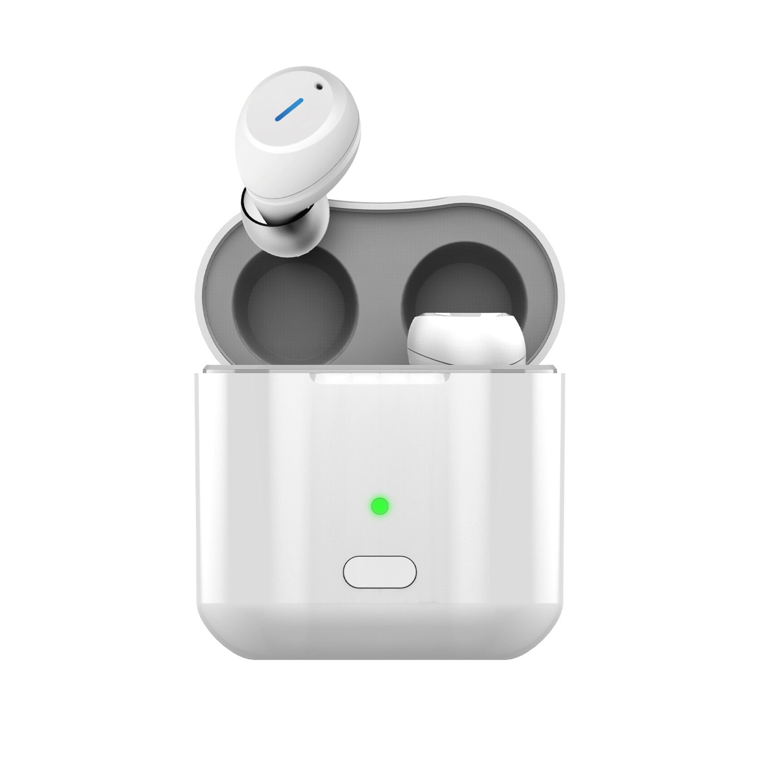LINNER Venus High-Fidelity OTC Hearing Aids - Crystal-Clear Sound, Comfortable Fit, and Smart Controls w/ Wireless Mic for TV Watching in White