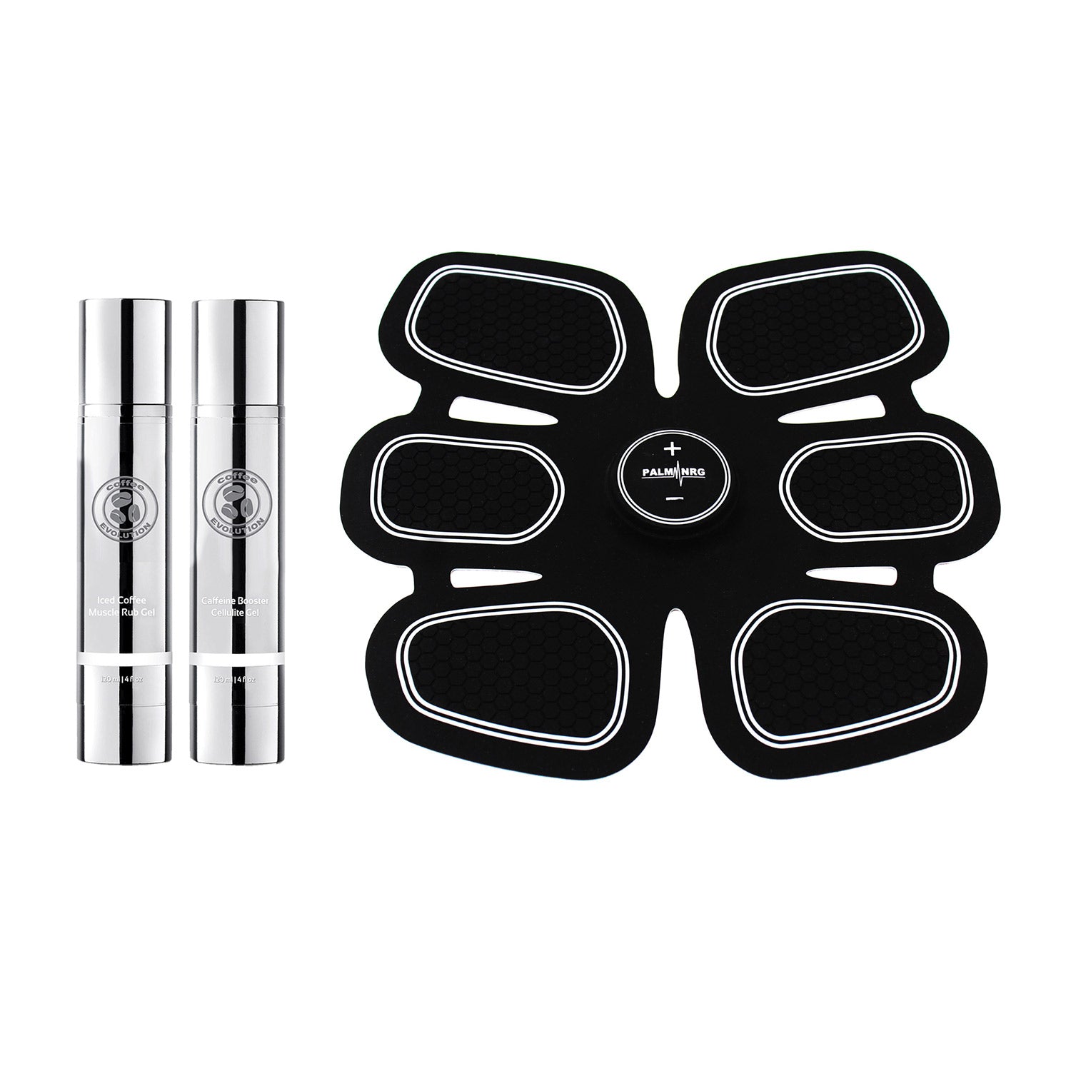 LuminaNRG Complete ABS Muscle Training Set in White