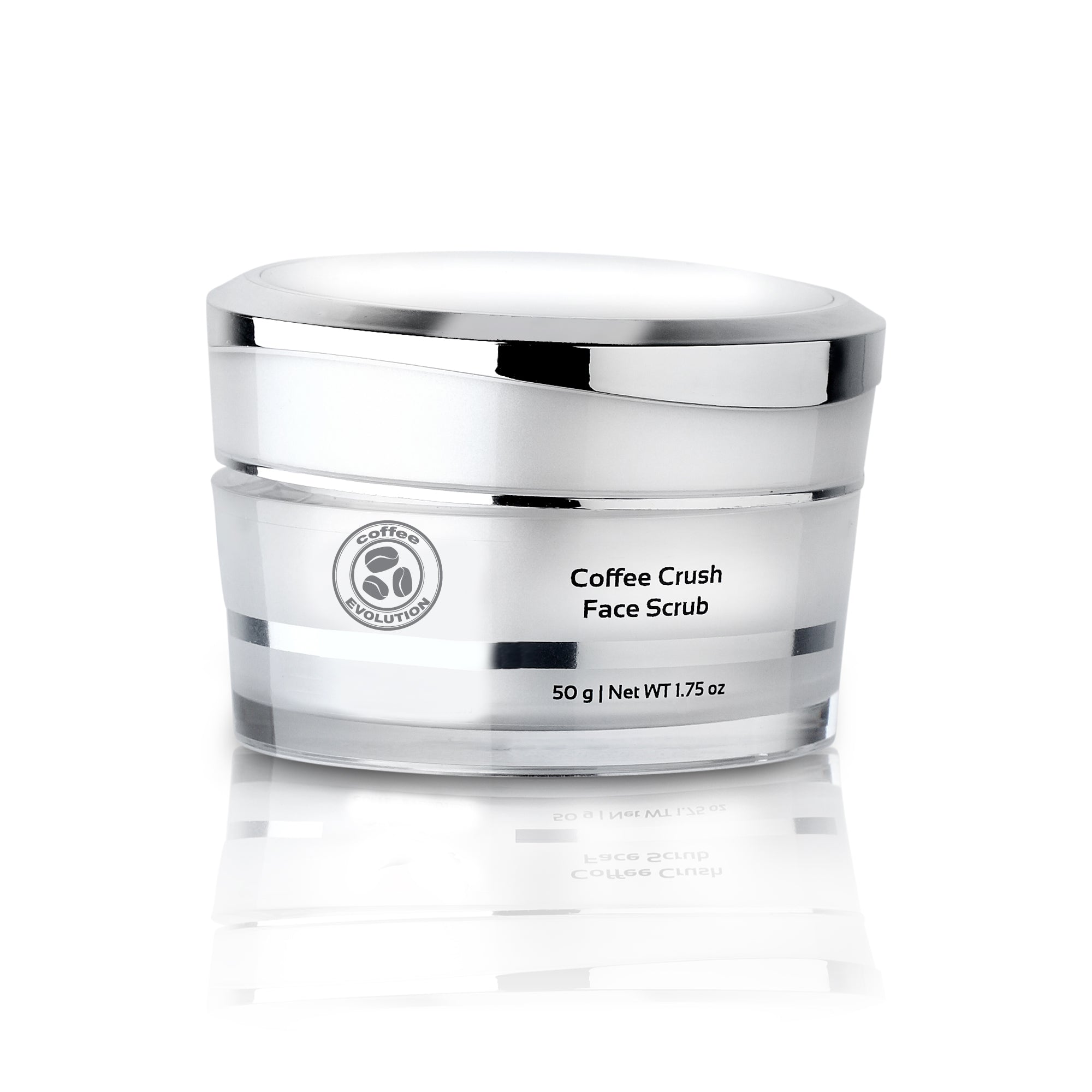Luminanrg Coffee Crush Face Scrub in White