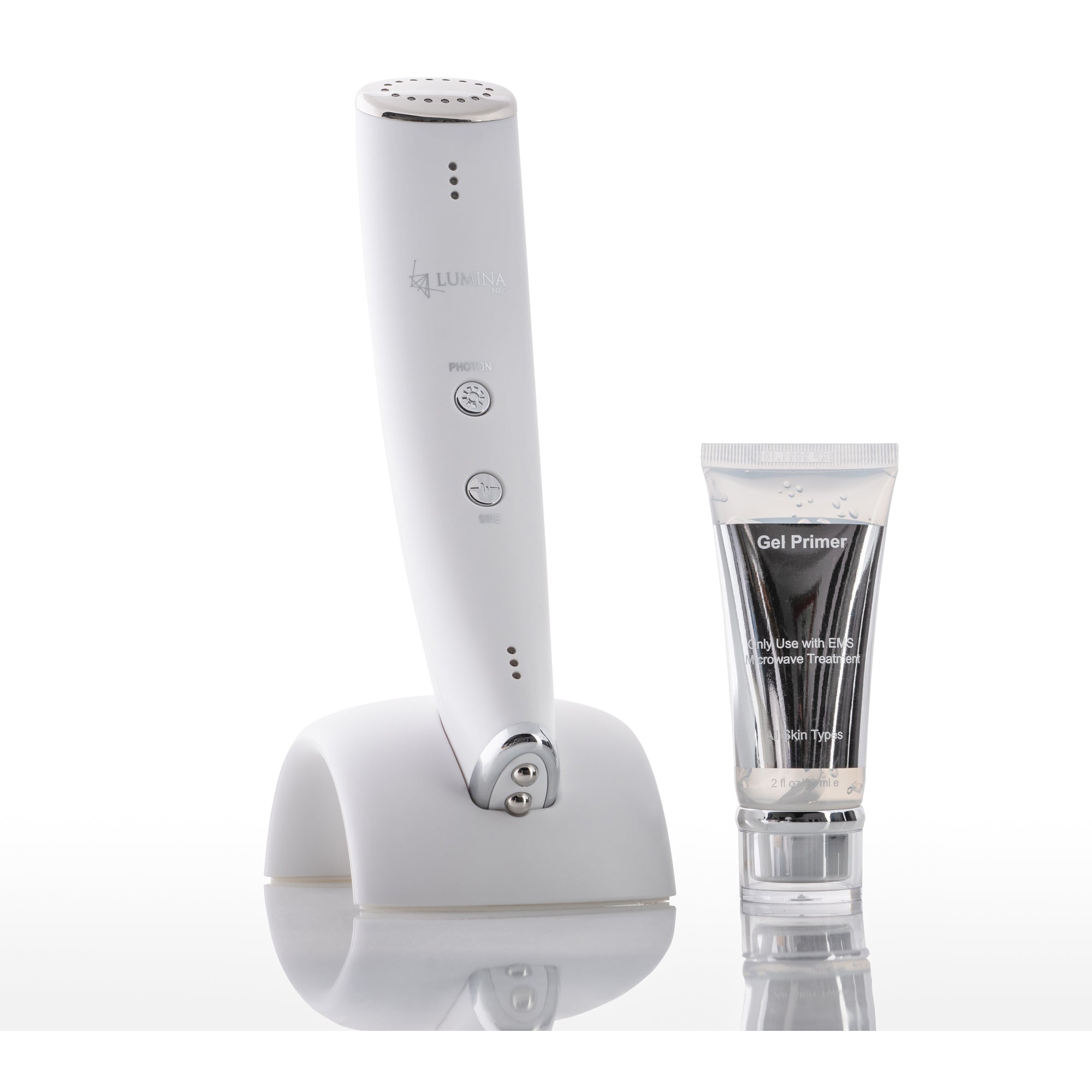 Luminanrg EMS & LED Facial Toning Therapy Device in White
