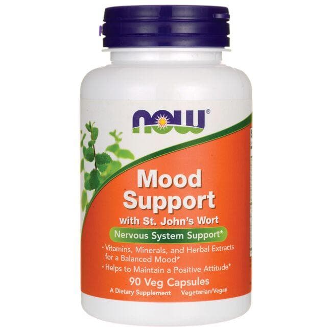 NOW Foods Mood Support with St. John's Wort Vitamin | 90 Veg Caps