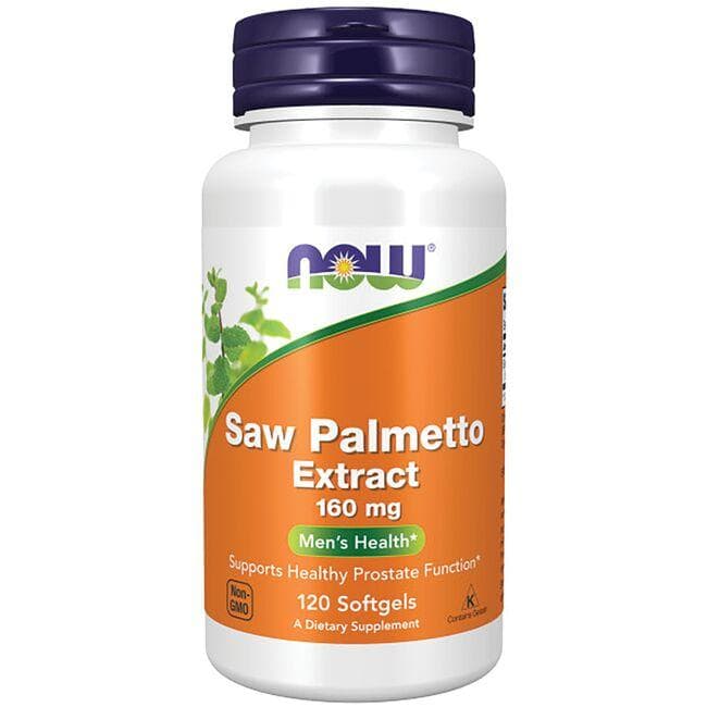 NOW Foods Saw Palmetto Extract Vitamin | 160 mg | 120 Soft Gels | Prostate Health