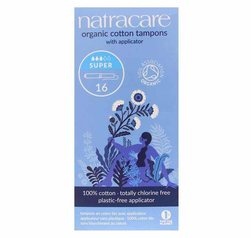 Natracare Tampon Organic Cotton Super 16 Tampons