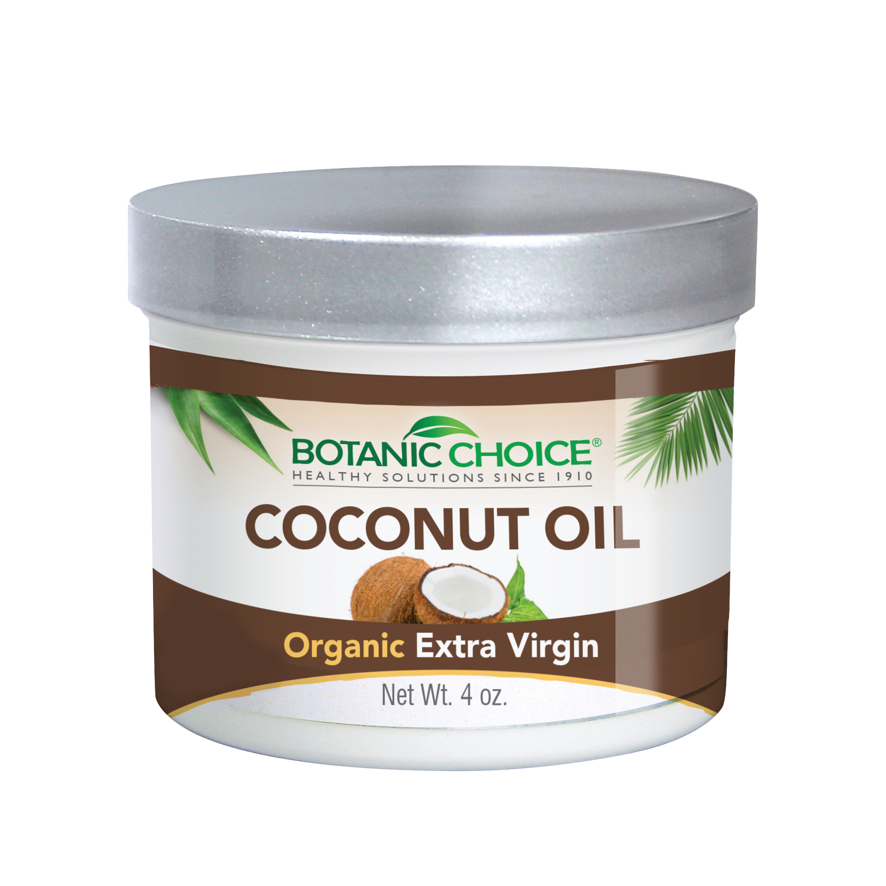 Organic Extra Virgin Coconut Oil - 4 Oz