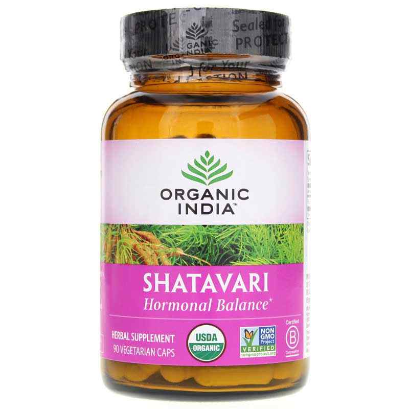 Organic India Shatavari Certified Organic 90 Veg Capsules