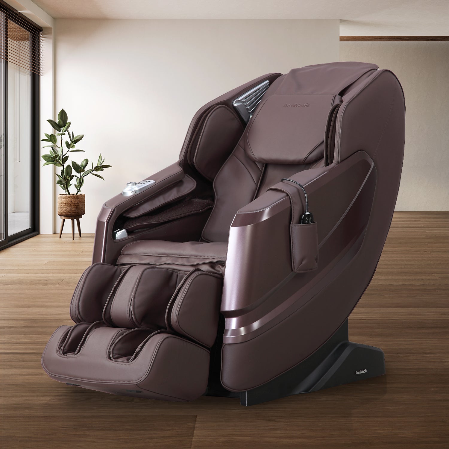 Osaki AmaMedic Renew 3D Massage Chair in Brown