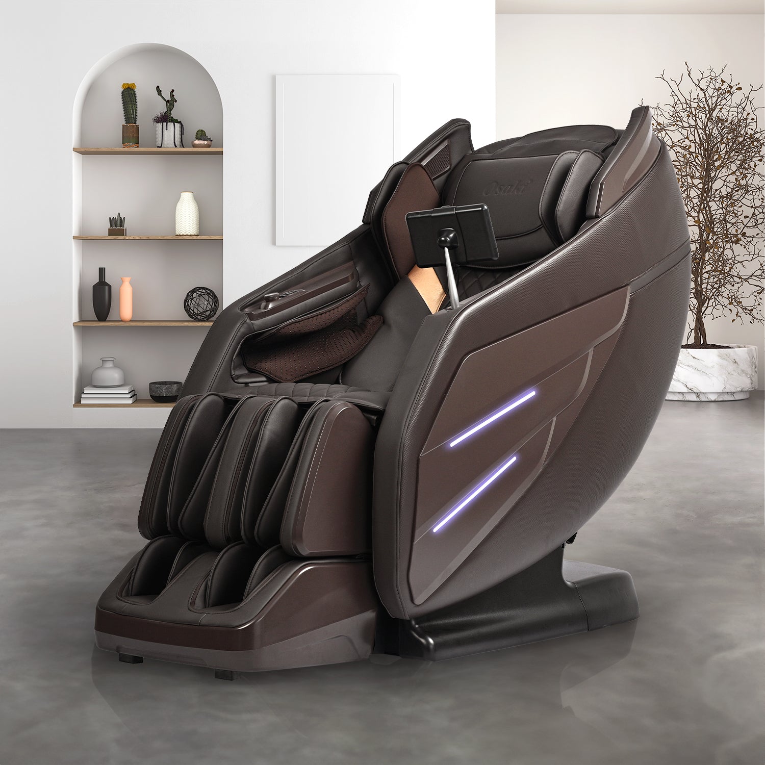 Osaki OS-3D Champ II Massage Chair in Brown
