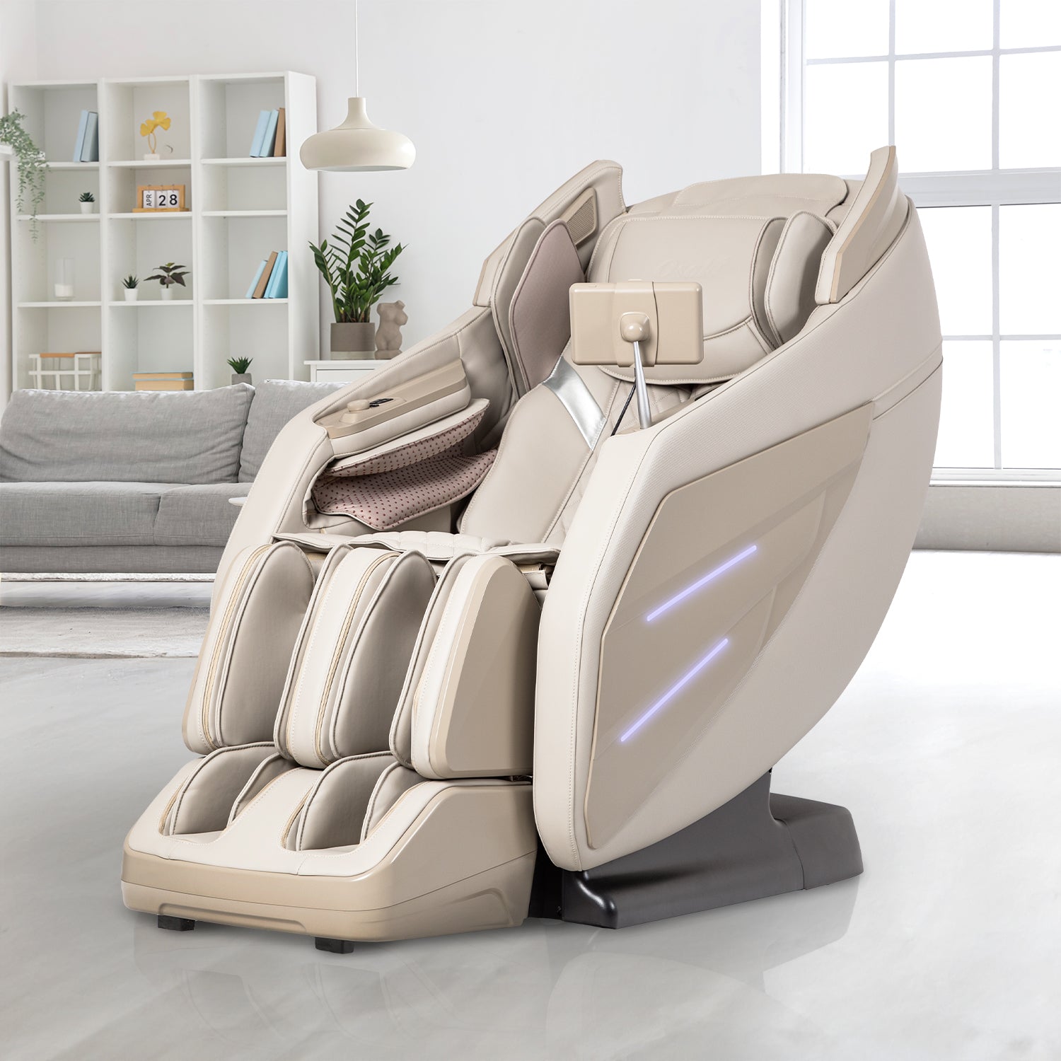 Osaki OS-3D Champ II Massage Chair in Taupe