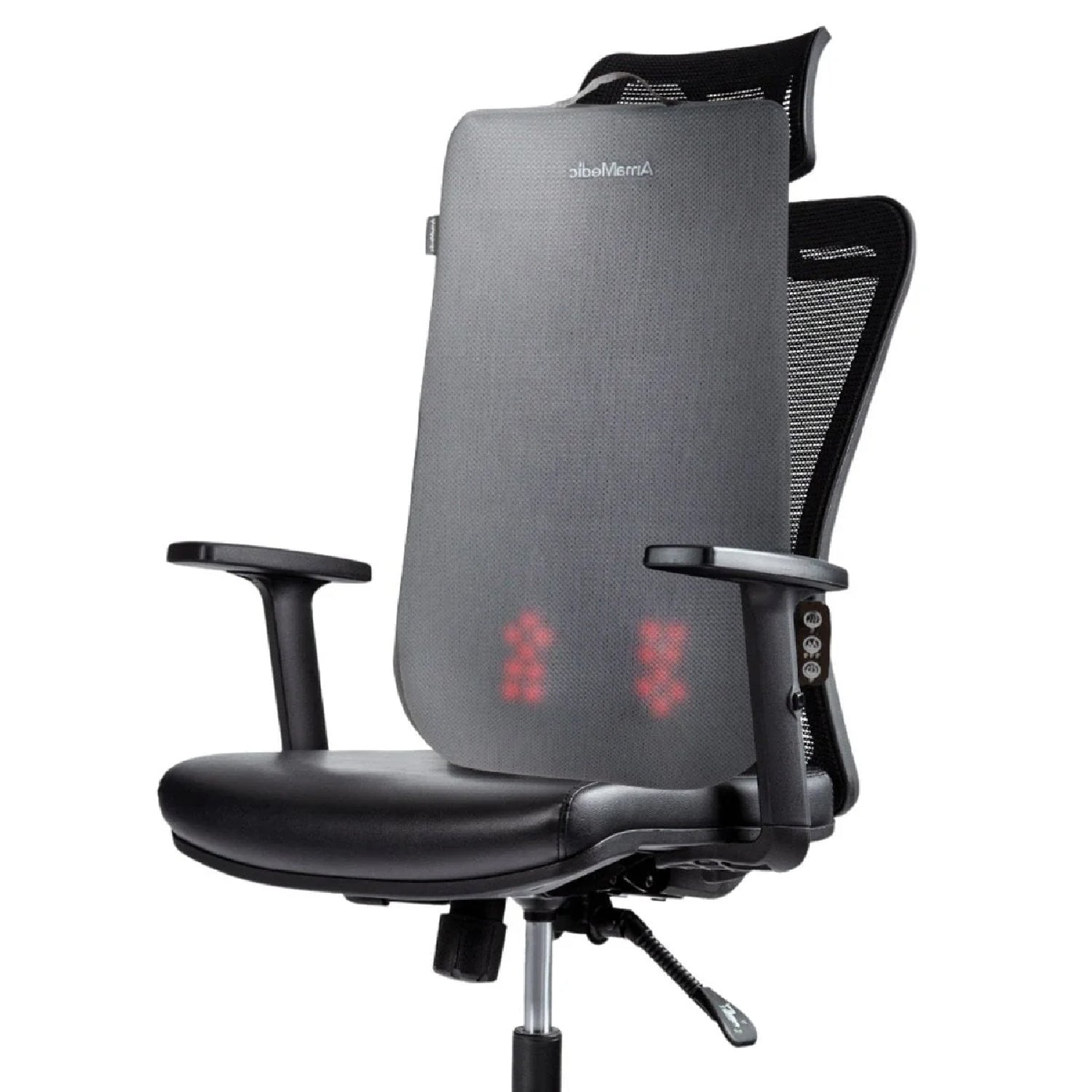 Osaki Relaxing Office Chair w/ Kneading Back Massage Pad & Heating Therapy in Black