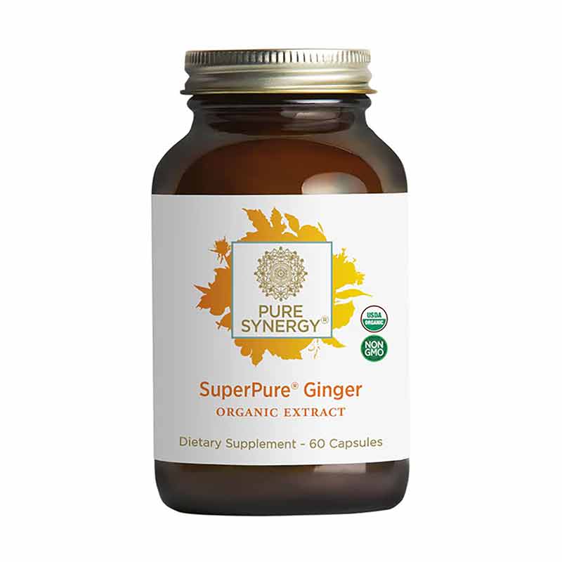 Pure Synergy SuperPure Ginger Organic Extract Capsules 60 Capsules