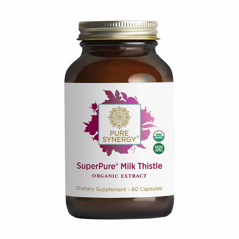 Pure Synergy SuperPure Milk Thistle Organic Extract Capsules 60 Veg Capsules