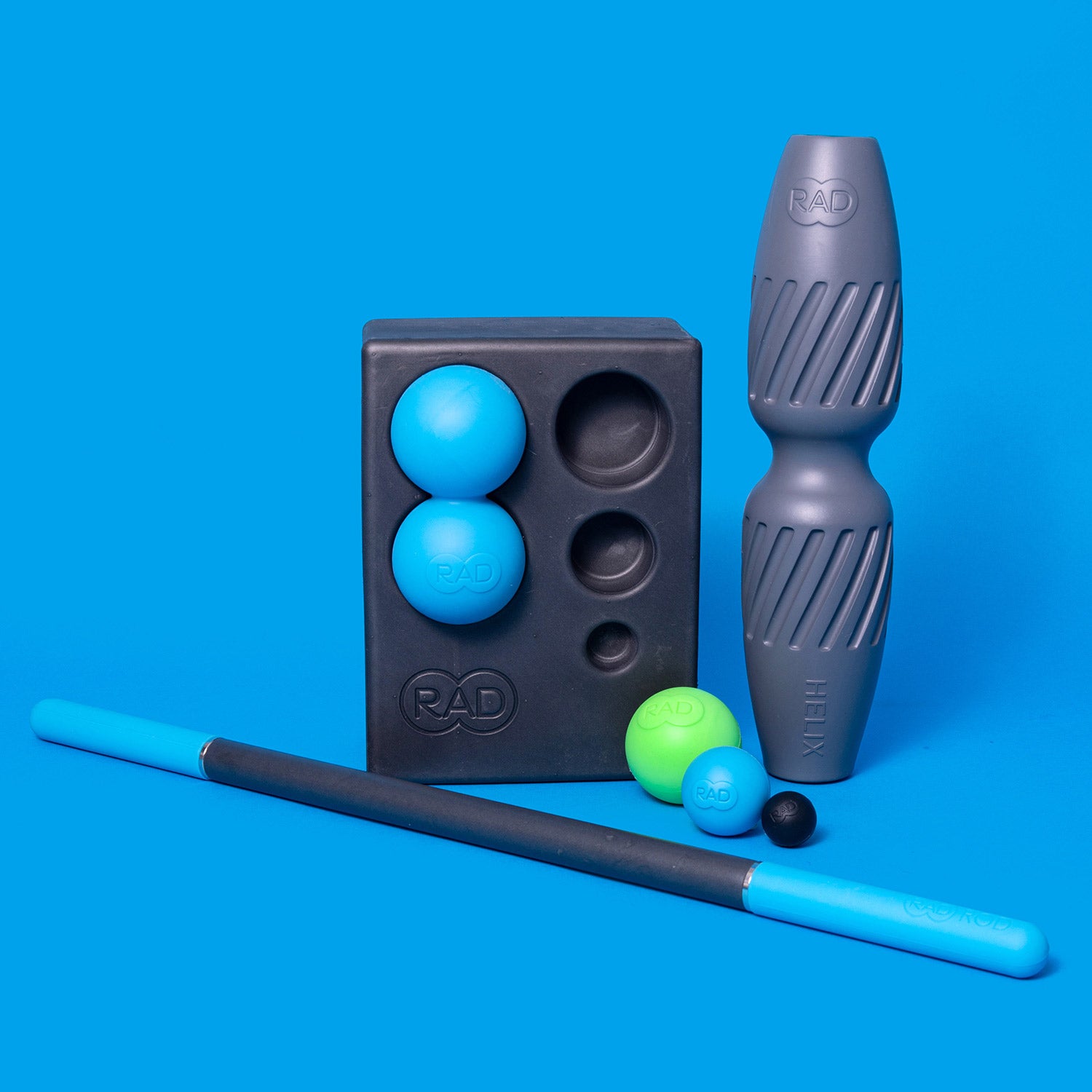 RAD Innovation LLC RAD All-in Kit 5-in-1 Massage Roller Tool Kit