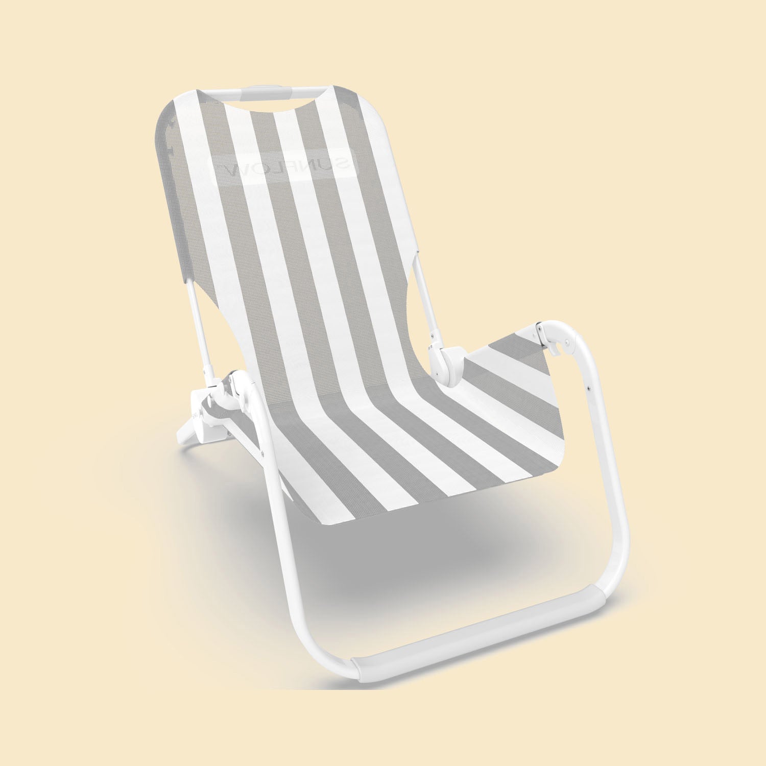 SUNFLOW Chair-The Beach Bundle in Oyster Gray Stripe