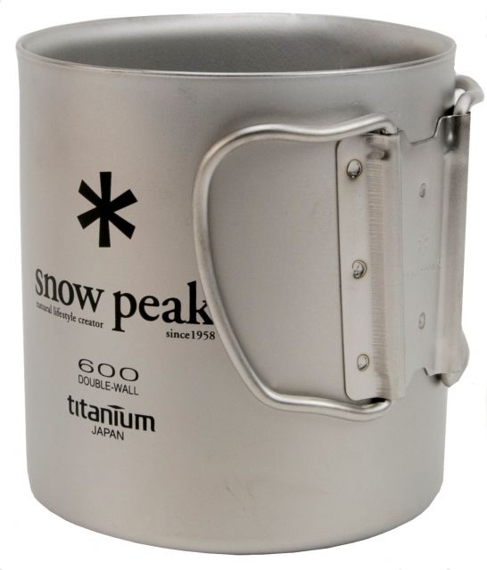 Snow Peak Titanium Single Wall Cup 600ml