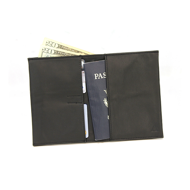 Thinnest RFID Travel Wallet - Black