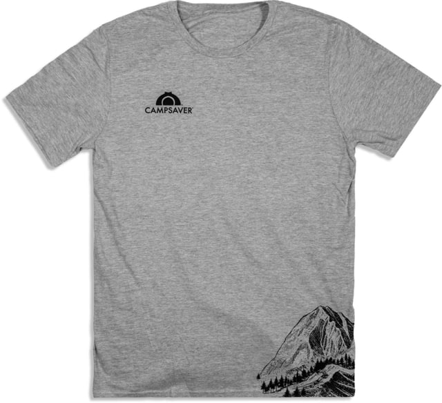 CampSaver Mountain Wrap T-Shirt Sport Grey Medium