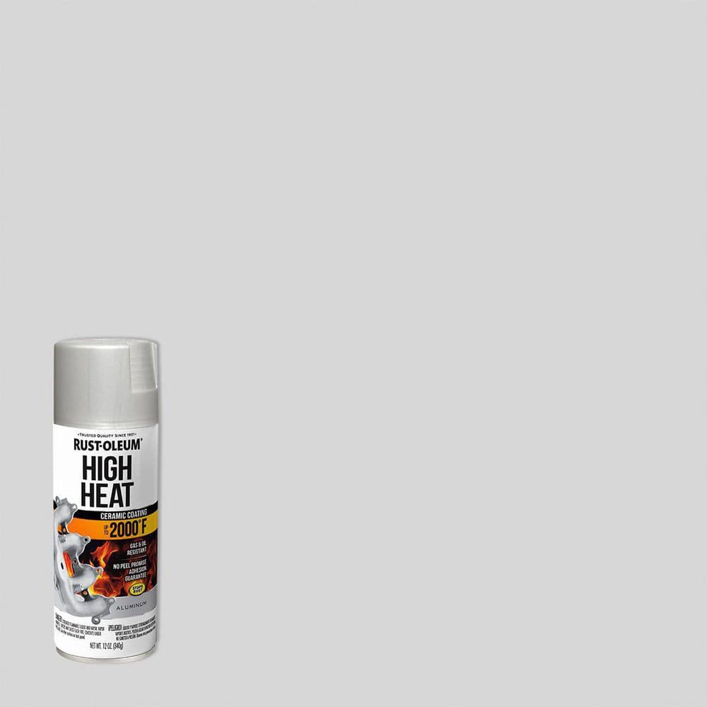 12 oz. High Heat Flat Aluminum Protective Enamel Spray Paint (6-Pack)