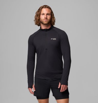 Columbia Men's Endless Trail Half Zip Mesh Long Sleeve Shirt-