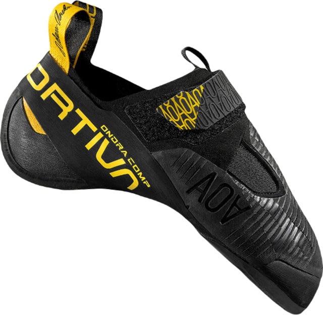 La Sportiva Ondra Comp Climbing Shoes - Men's Black/Yellow 41