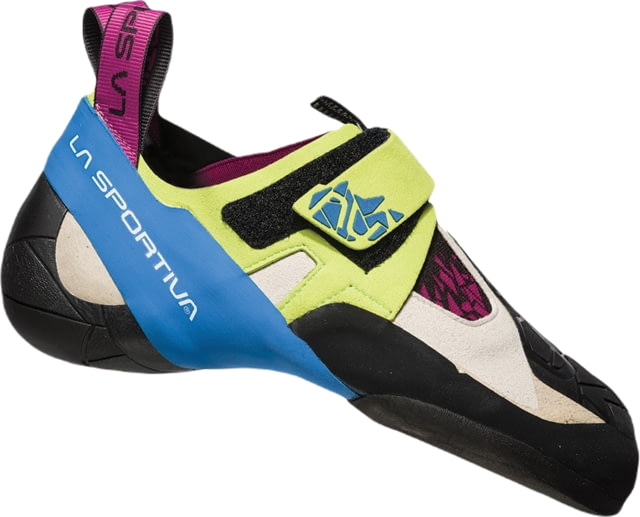 La Sportiva Skwama Climbing Shoes - Women's Apple Green/Cobalt Blue 37.5