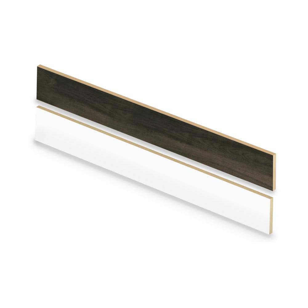 Shady Grove Pine 47 in. L x 7.37 in. W x 0.56 in. T Vinyl Overlay Stair Reversible Riser